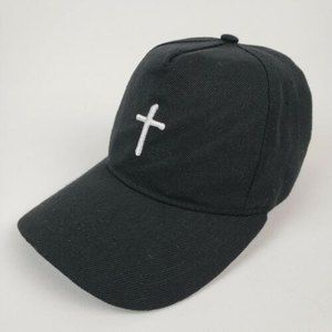 Revelation Hardware Cross Hat Cap Black Adjustable